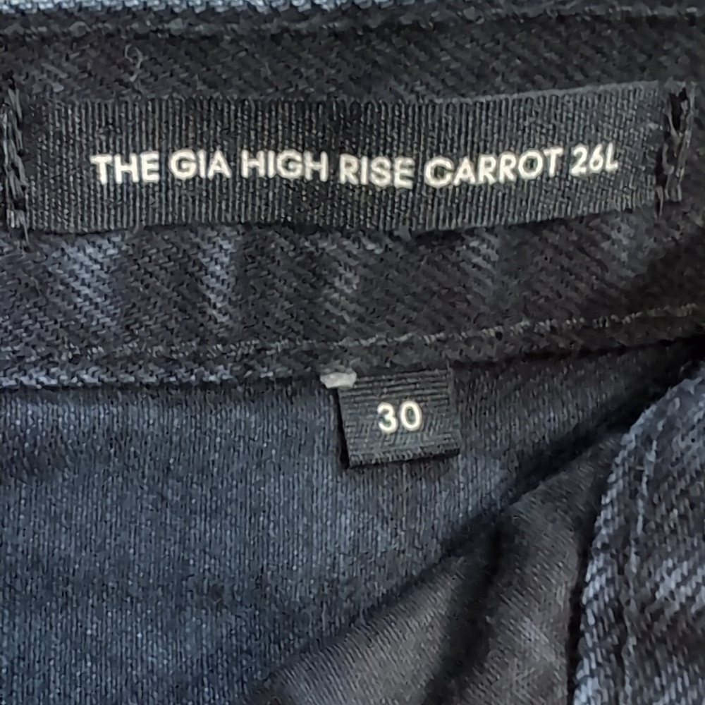 Denim Forum The Gia High Rise Carrot 26L Size 30 - Picture 13 of 15